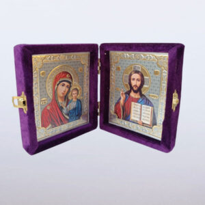 Диптих плишани 9,5 x 7 цм