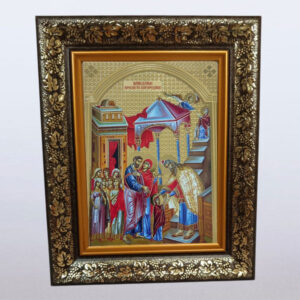 Иконa у раму – Св. Василија Острошког 10×14 цм (copy)
