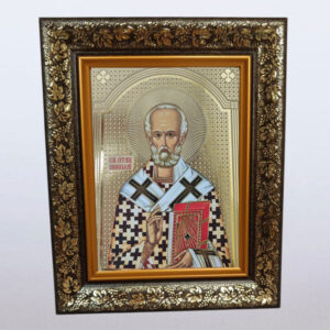 Иконa у раму – Св. Николе 10×14 цм