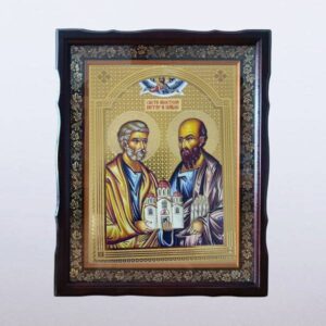 Икона у раму 30x40 цм Петар и Павле