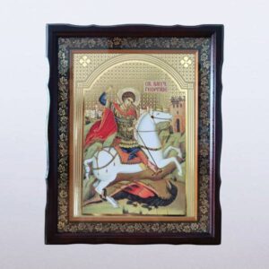 Икона у раму 30x40 цм Св. Ђорђе