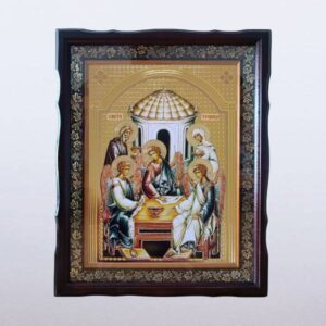 Икона у раму 30x40 цм Света Тројица